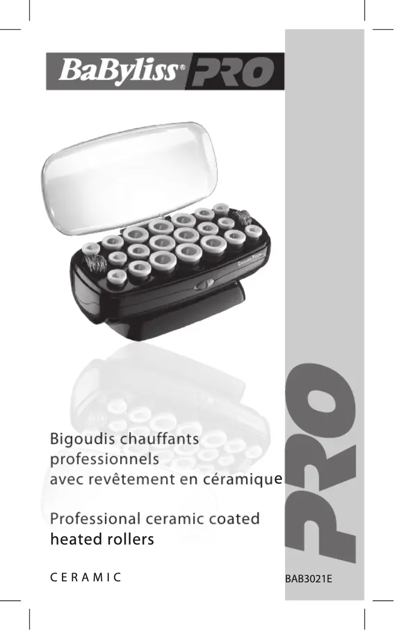 Página 1 del manual Manual de usuario BaByliss Pro BAB3021E