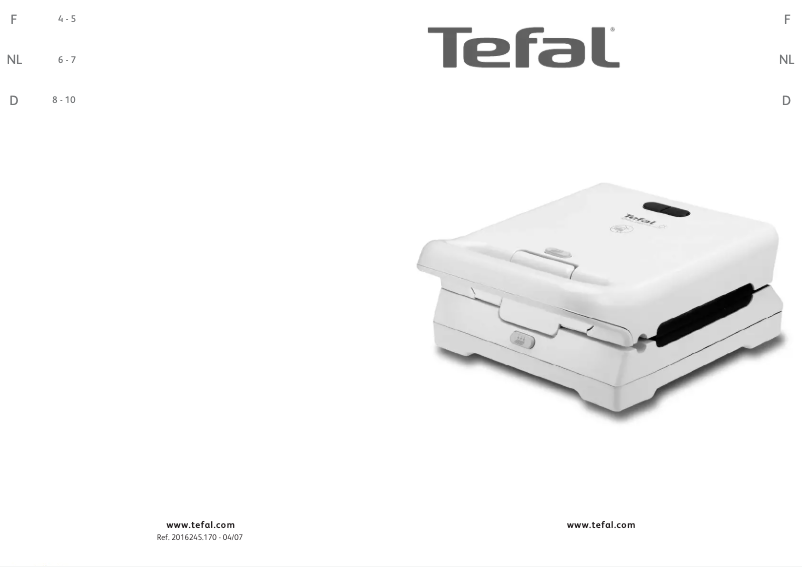 Página 1 del manual Manual de usuario Tefal WD310012