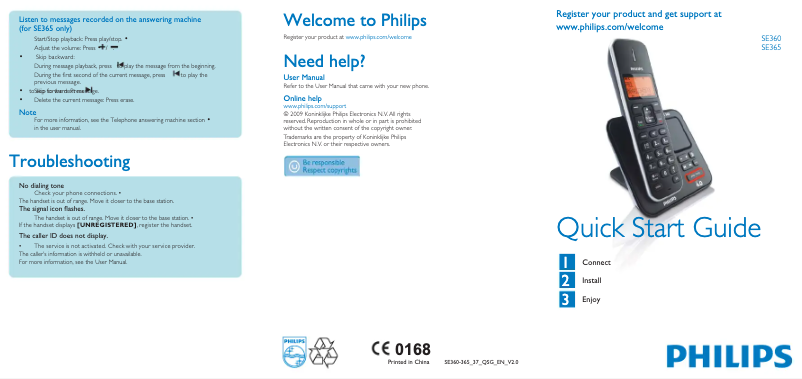 Imagen de la primera página del manual del dispositivo SE360