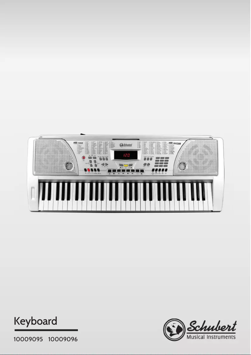 Página 1 del manual Manual de usuario Schubert Etude-61B