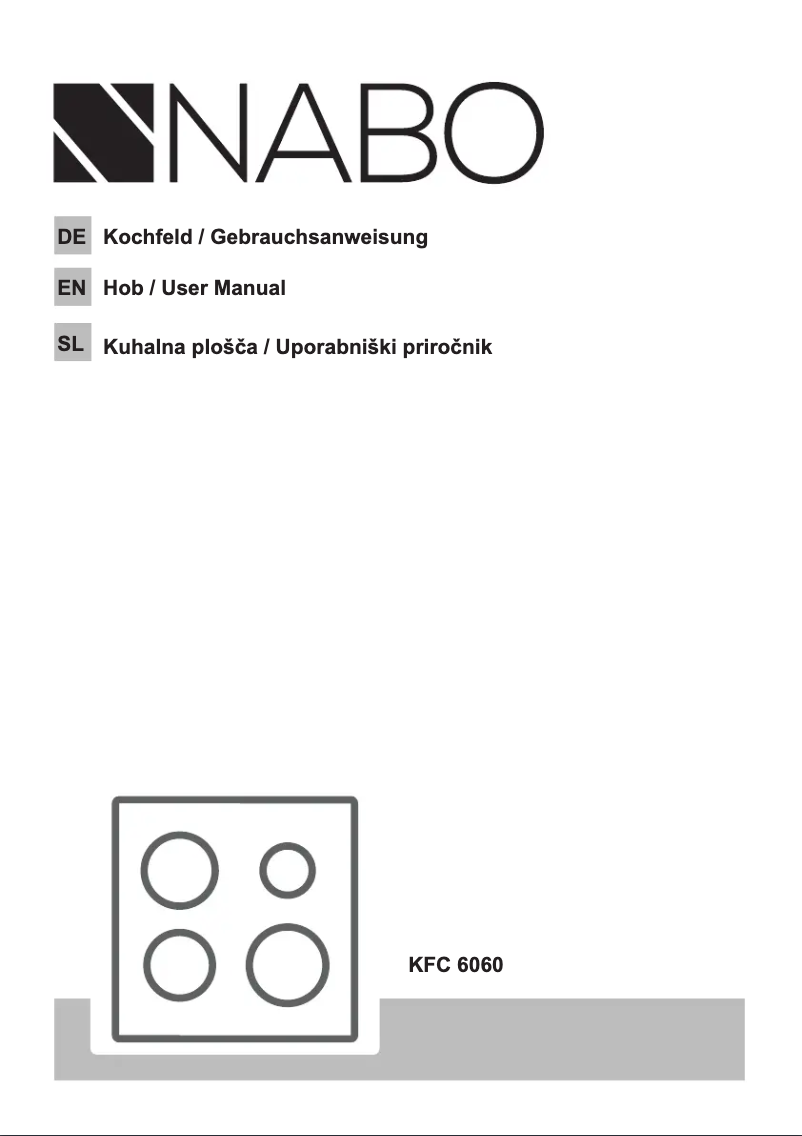 Página 1 del manual Manual de usuario Nabo KFC 6060