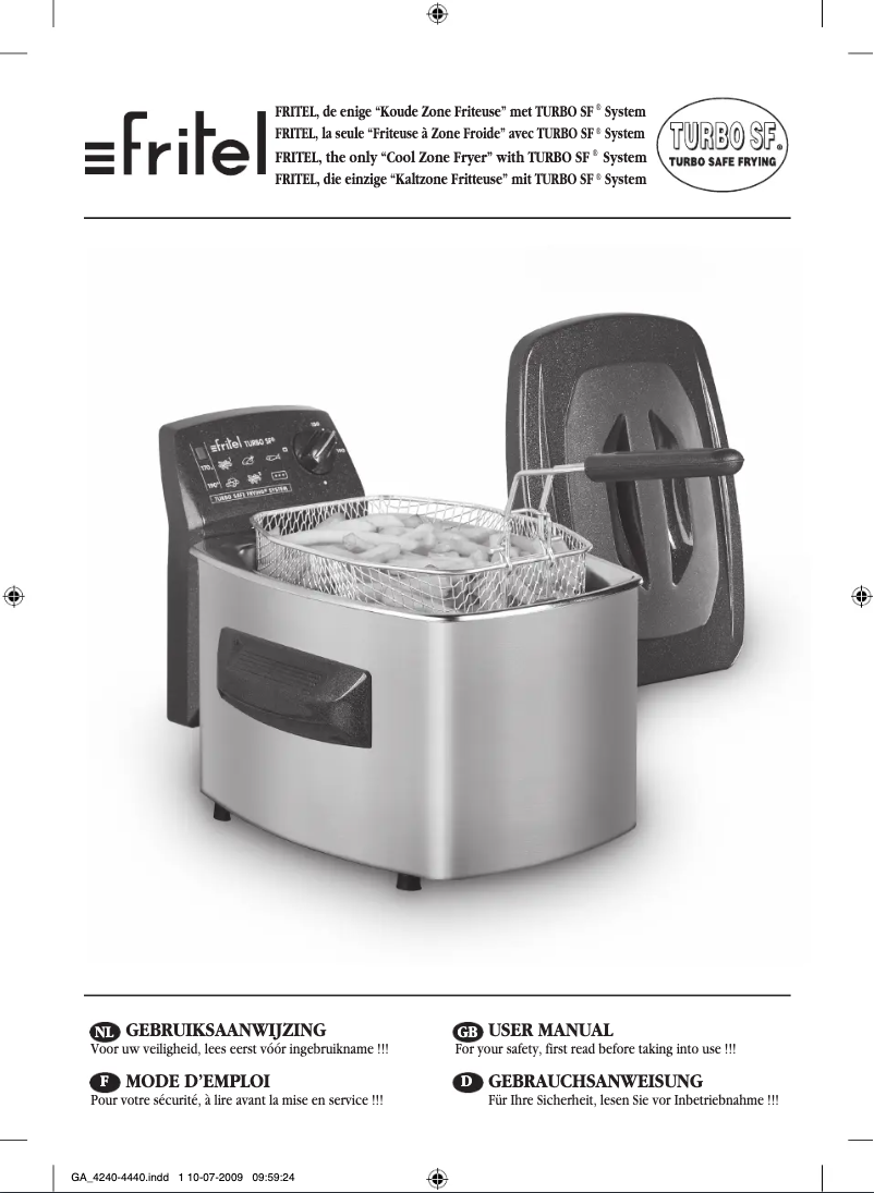 Imagen de la primera página del manual del dispositivo TSF 4440