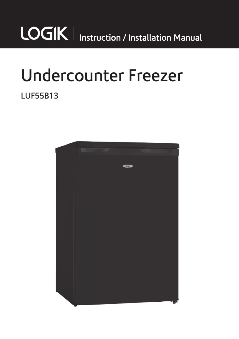 Imagen de la primera página del manual del dispositivo LUF55B13