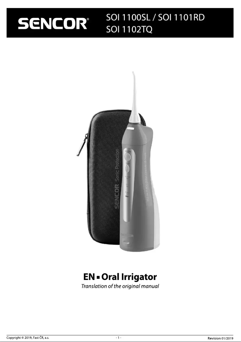 Imagen de la primera página del manual del dispositivo SOI 1102TQ