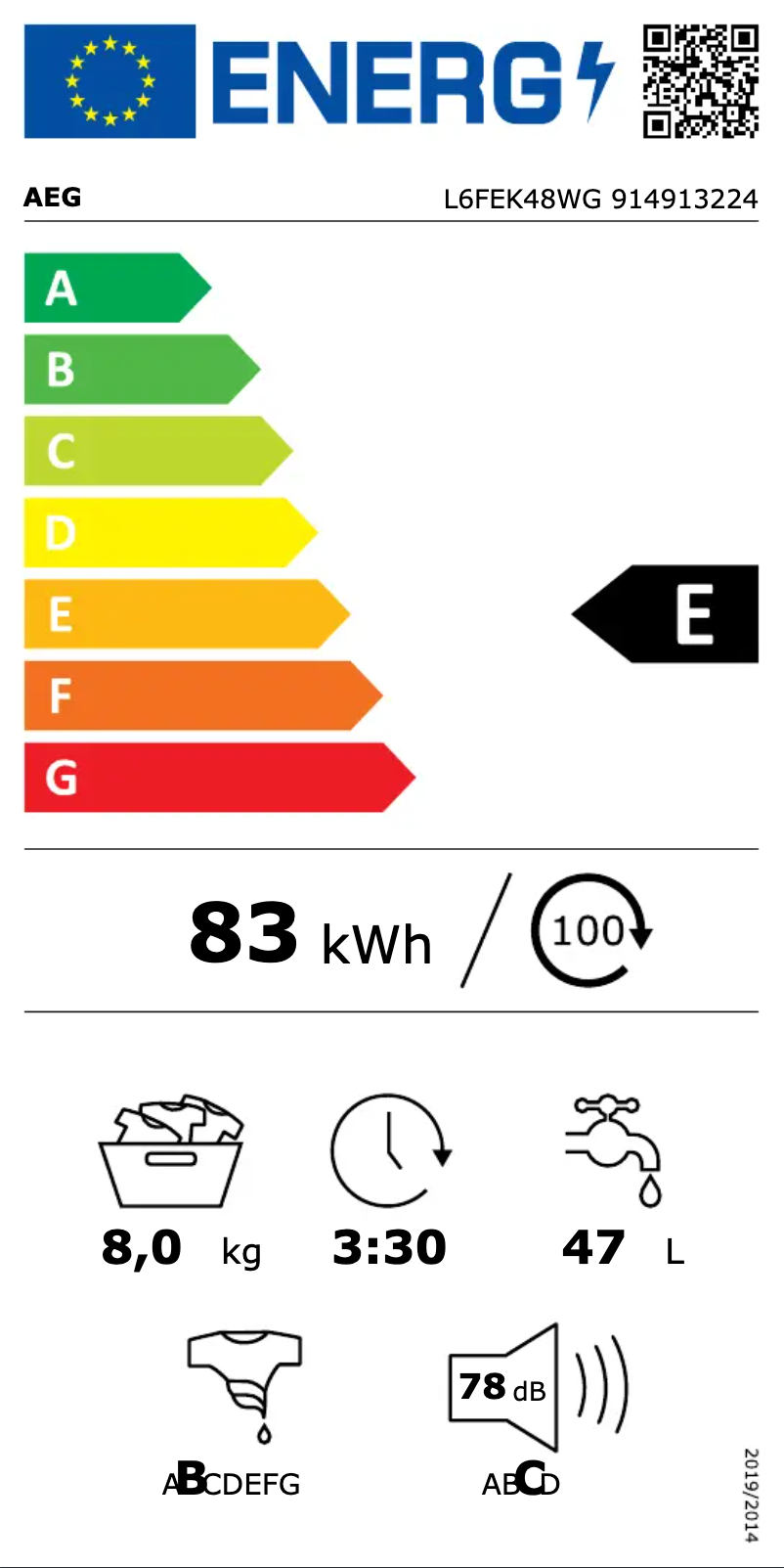 Imagen de la primera página del manual del dispositivo L6FEK48WG