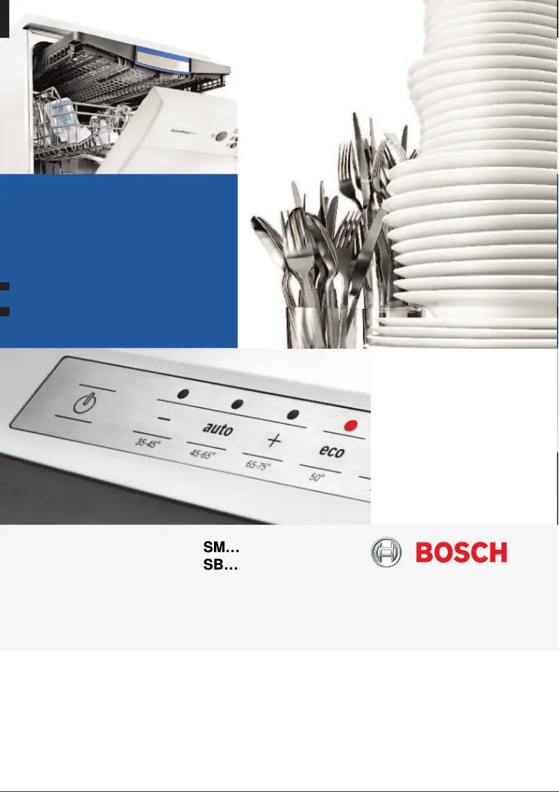 Página 1 del manual Manual de instrucciones Bosch SMV40C00GB