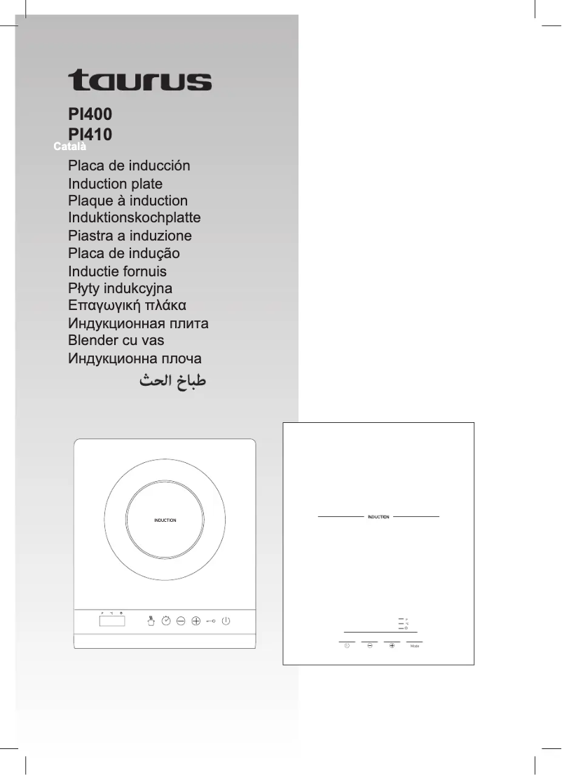 Imagen de la primera página del manual del dispositivo PI 400
