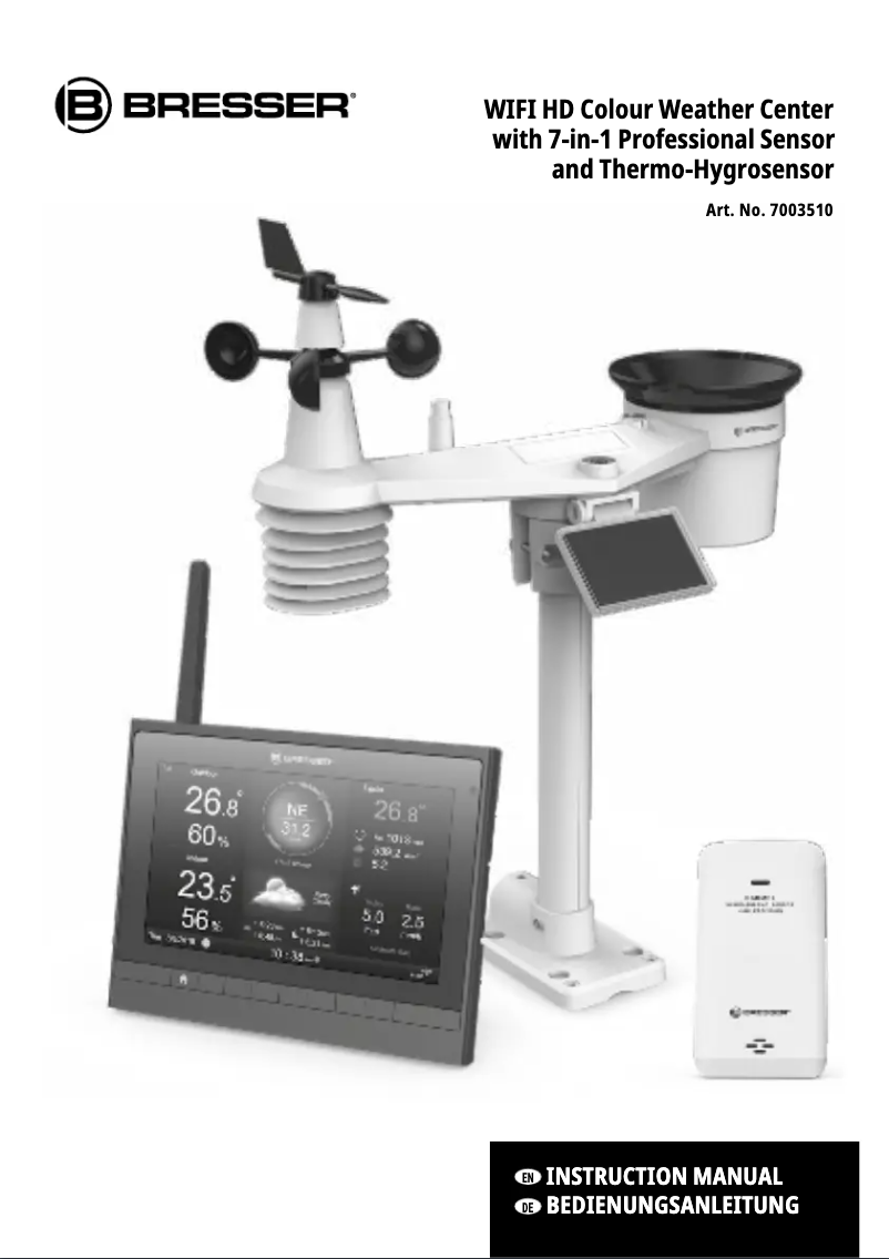 Página 1 del manual Manual de usuario Bresser 7003510