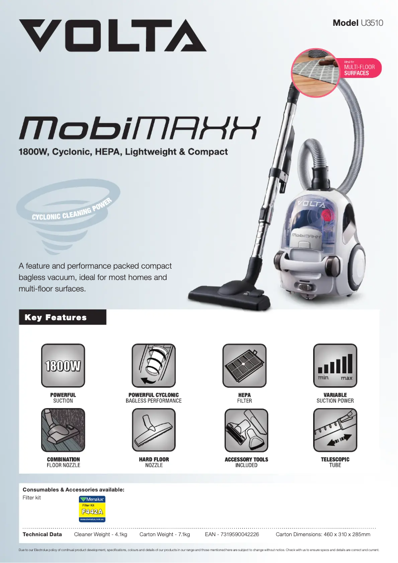 Imagen de la primera página del manual del dispositivo MobiMaxx U3510