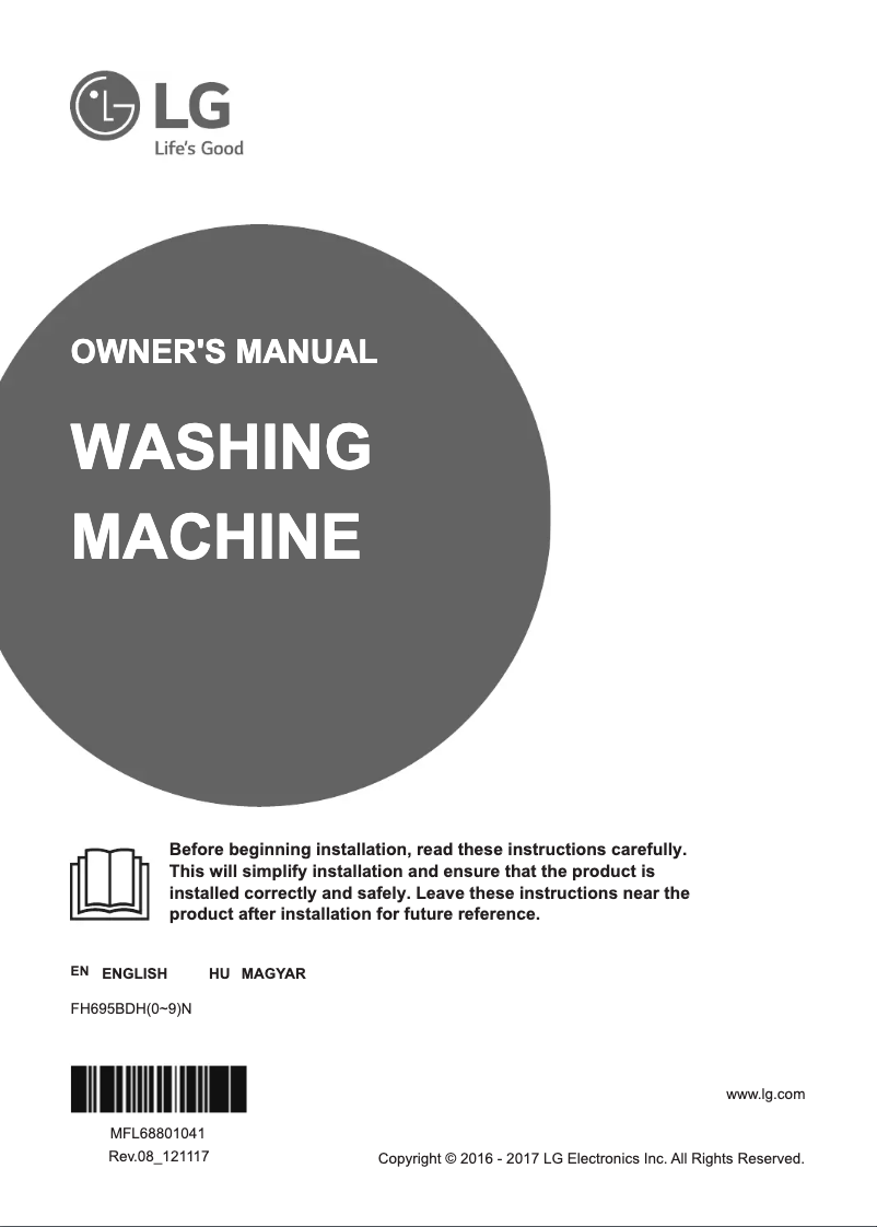 Imagen de la primera página del manual del dispositivo FH695BDH6N