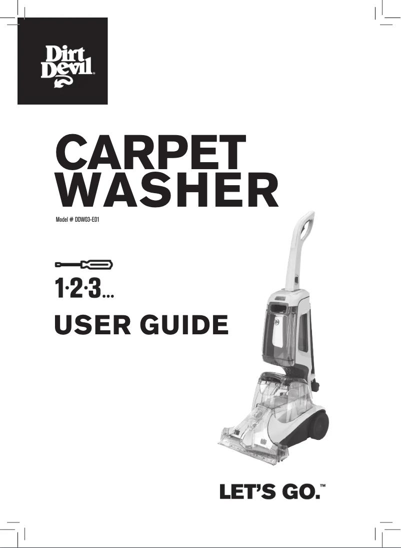 Página 1 del manual Manual de usuario Dirt Devil DDW03-E01