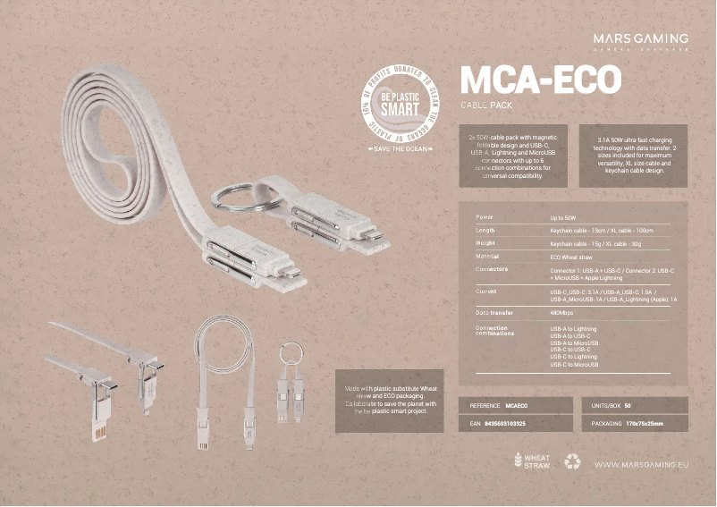 Imagen de la primera página del manual del dispositivo MCA-ECO
