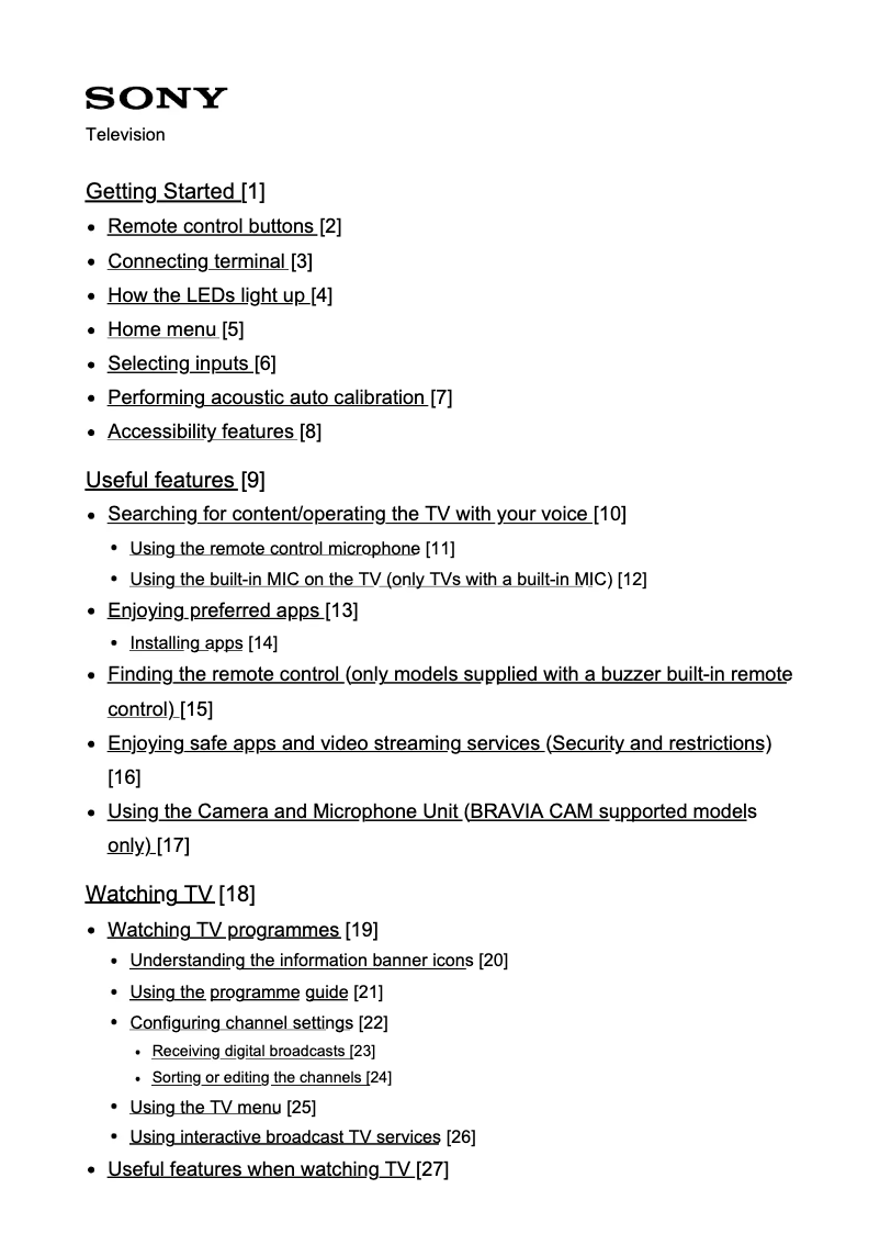 Imagen de la primera página del manual del dispositivo FWD-55X80L
