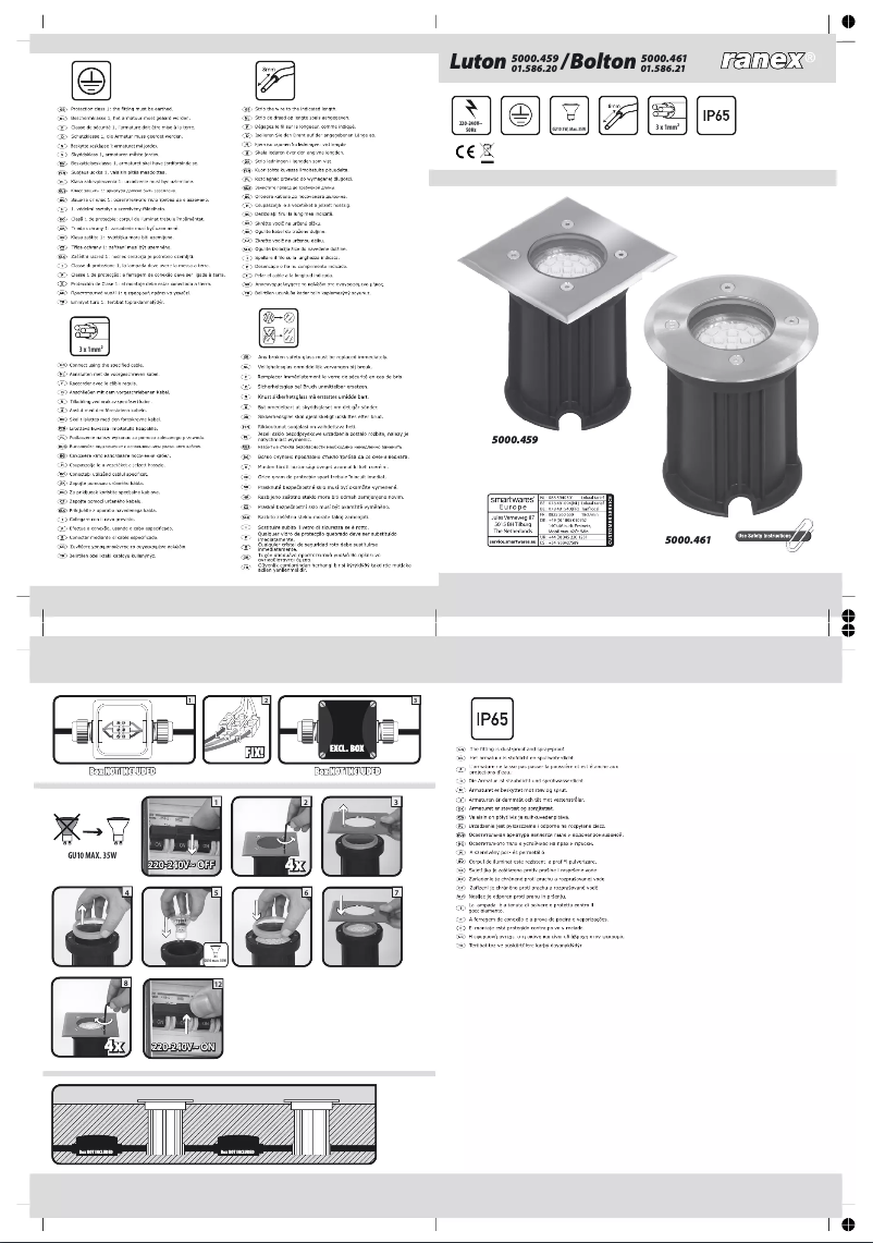 Imagen de la primera página del manual del dispositivo Luton