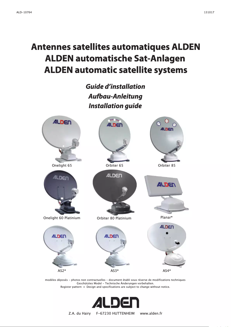 Imagen de la primera página del manual del dispositivo Orbiter 85