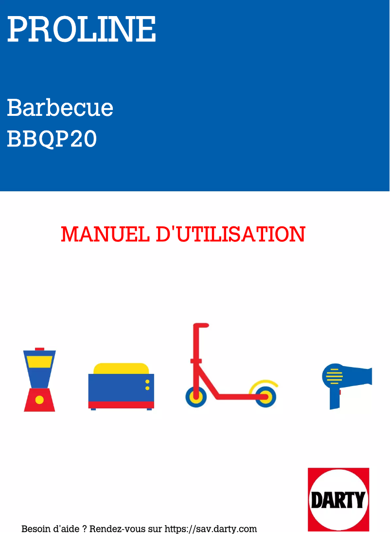 Página nº 1 - Manual de usuario Proline BBQP20