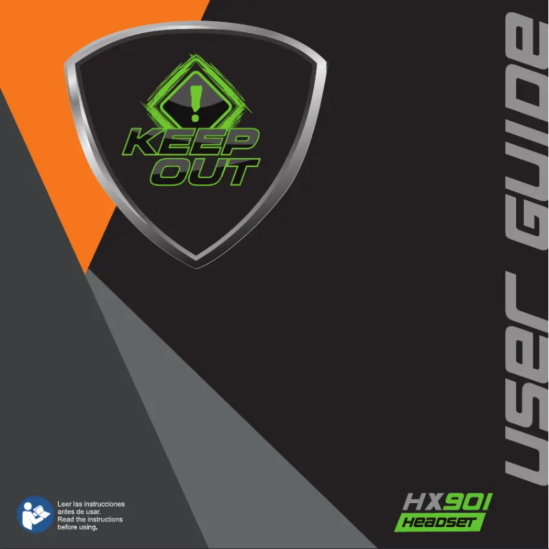Imagen de la primera página del manual del dispositivo HX901