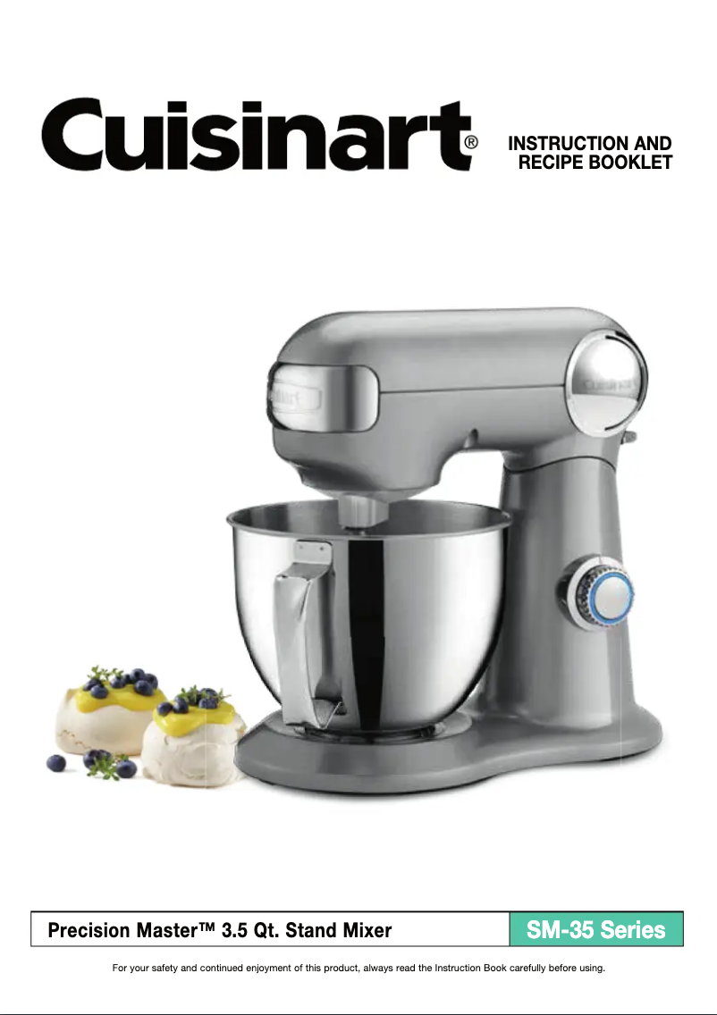 Imagen de la primera página del manual del dispositivo Precision Master SM-35