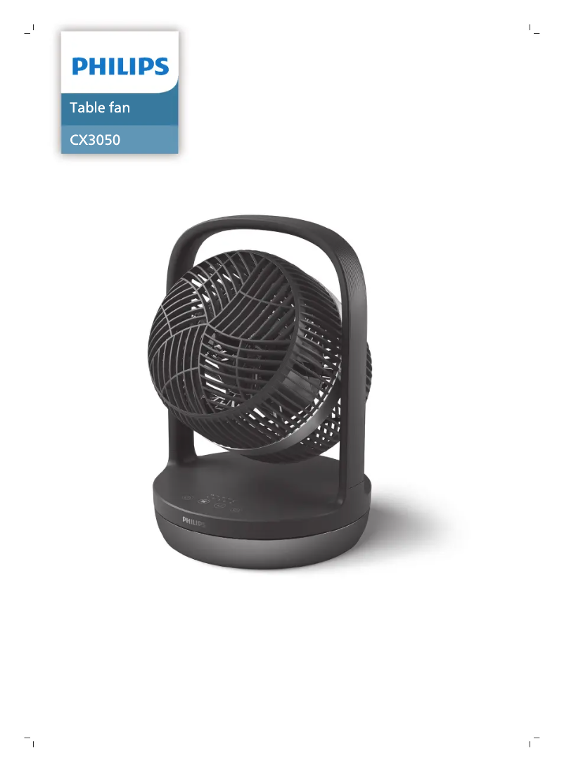 Imagen de la primera página del manual del dispositivo CX2050