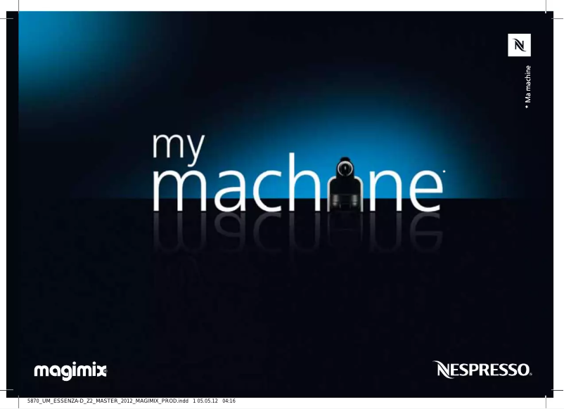 Imagen de la primera página del manual del dispositivo Nespresso Essenza M100