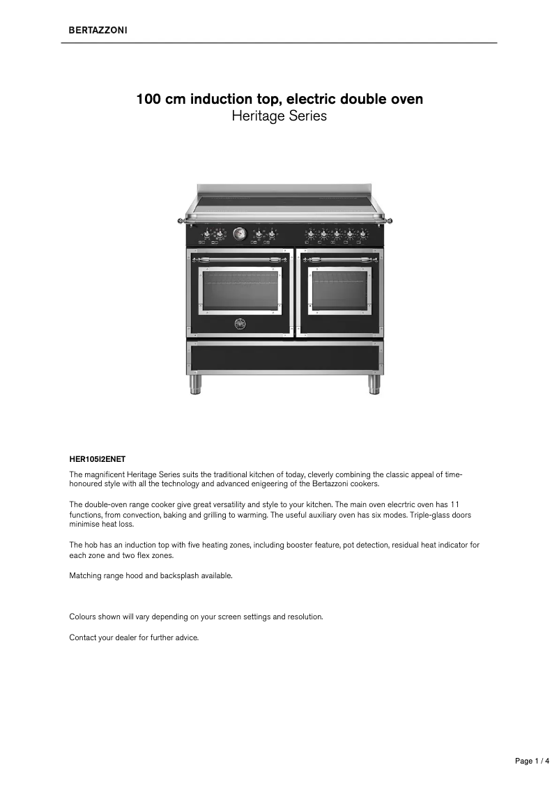 Imagen de la primera página del manual del dispositivo HER105I2ENET