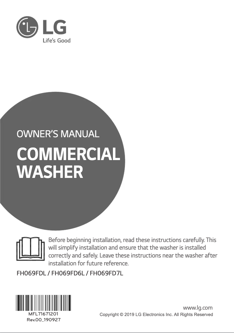 Imagen de la primera página del manual del dispositivo FH069FD6L