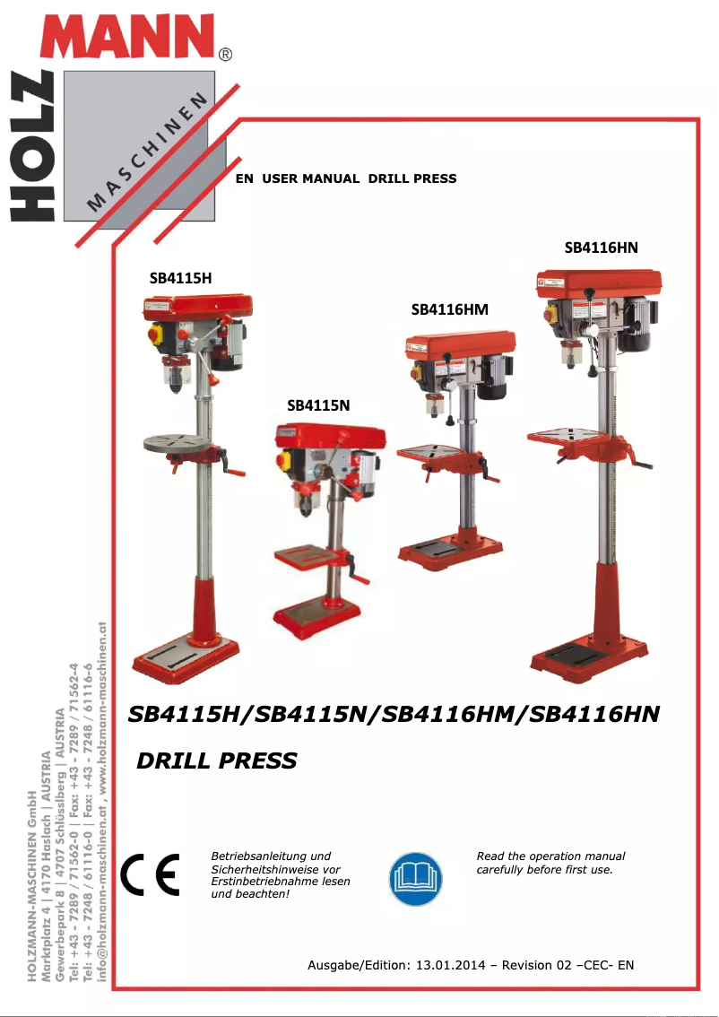 Imagen de la primera página del manual del dispositivo SB4116H