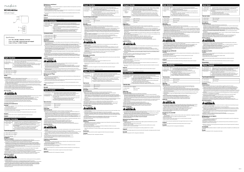 Imagen de la primera página del manual del dispositivo WCHAU482ABK