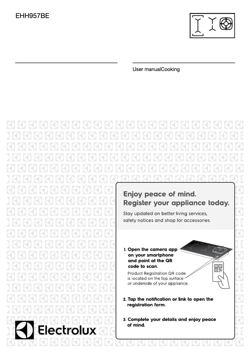 Página 1 del manual Manual de usuario Electrolux EHH957BE