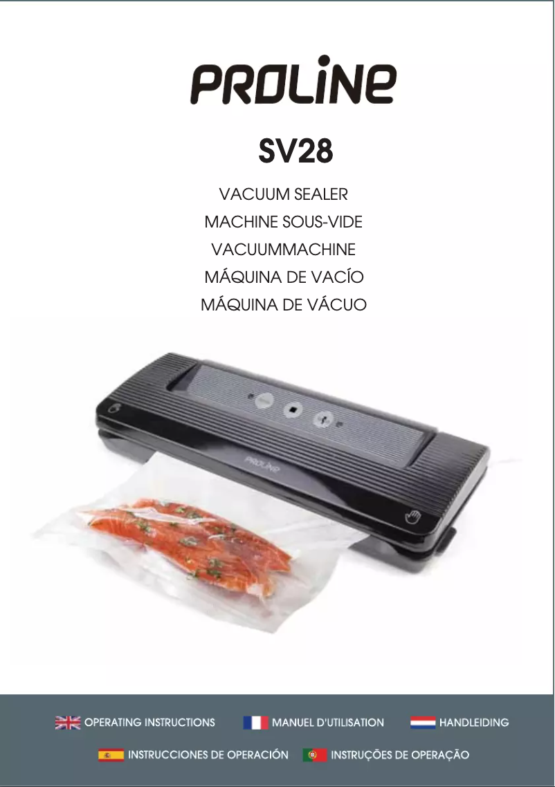 Página 1 del manual Manual de usuario Proline SV28