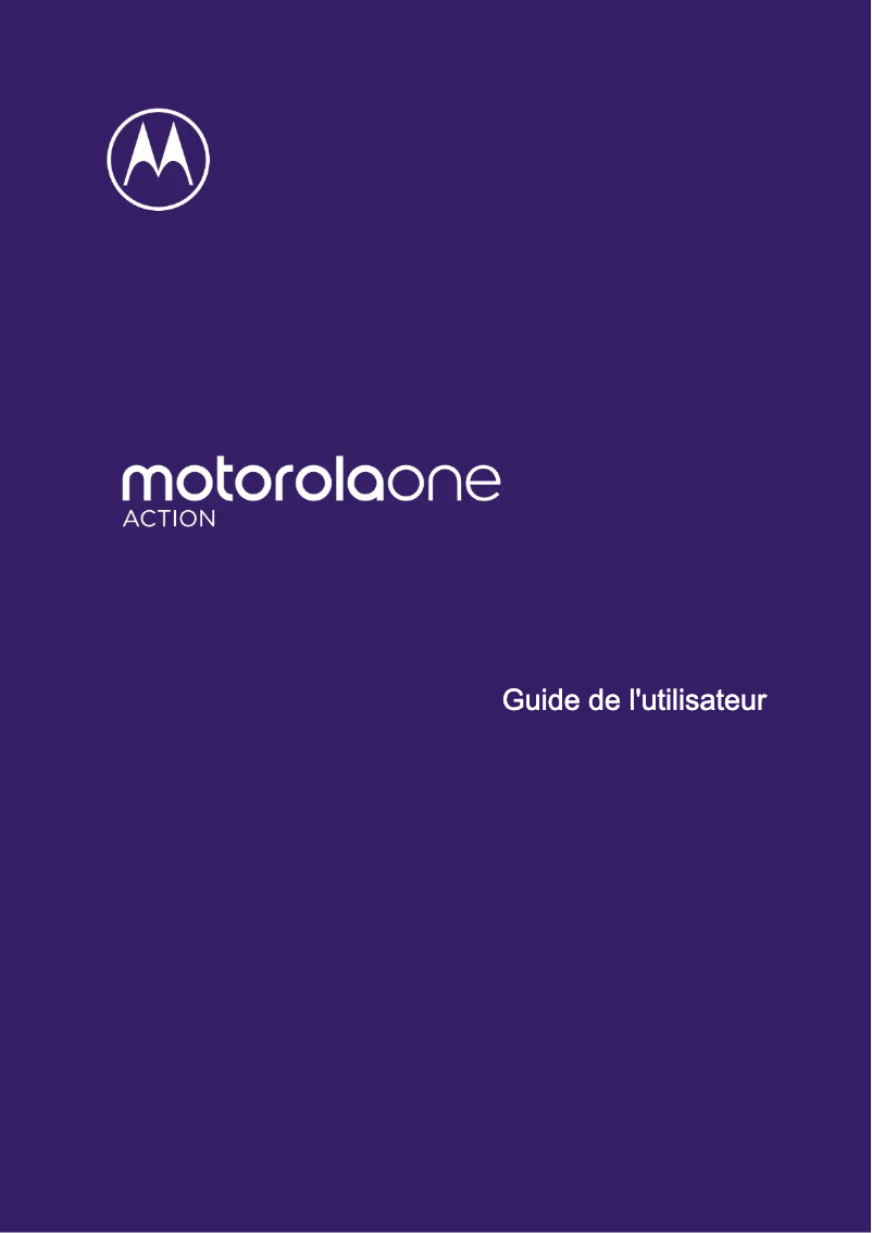 Página 1 del manual Manual de usuario Motorola one Action