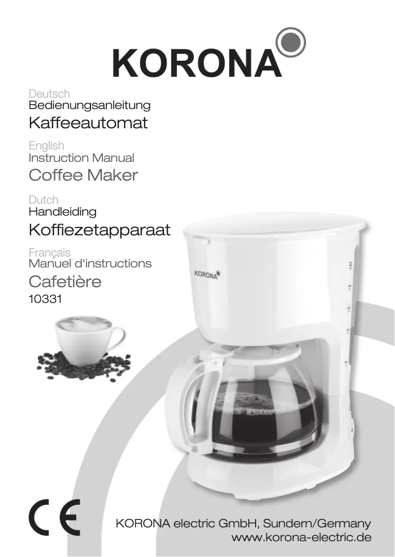 Imagen de la primera página del manual del dispositivo 10331