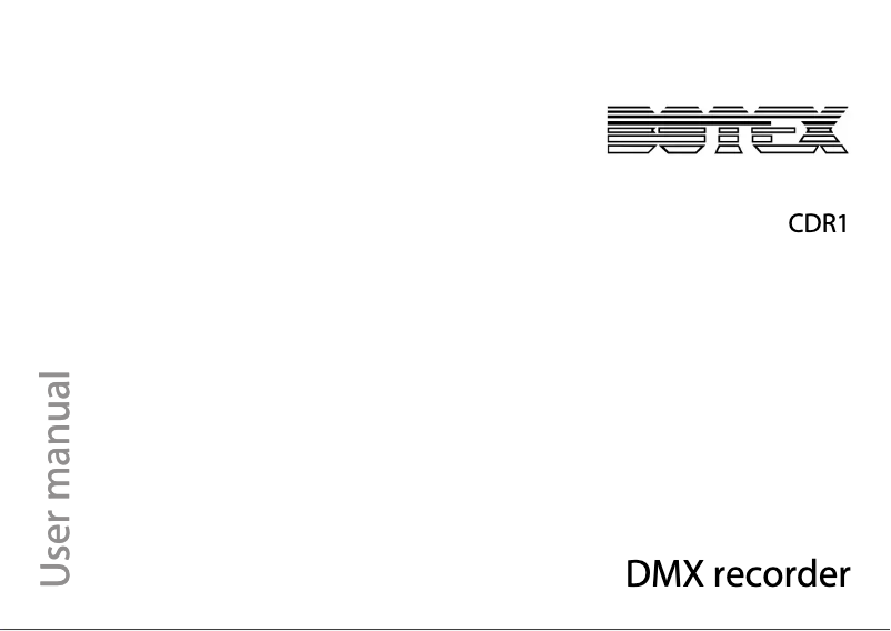 Imagen de la primera página del manual del dispositivo CDR1