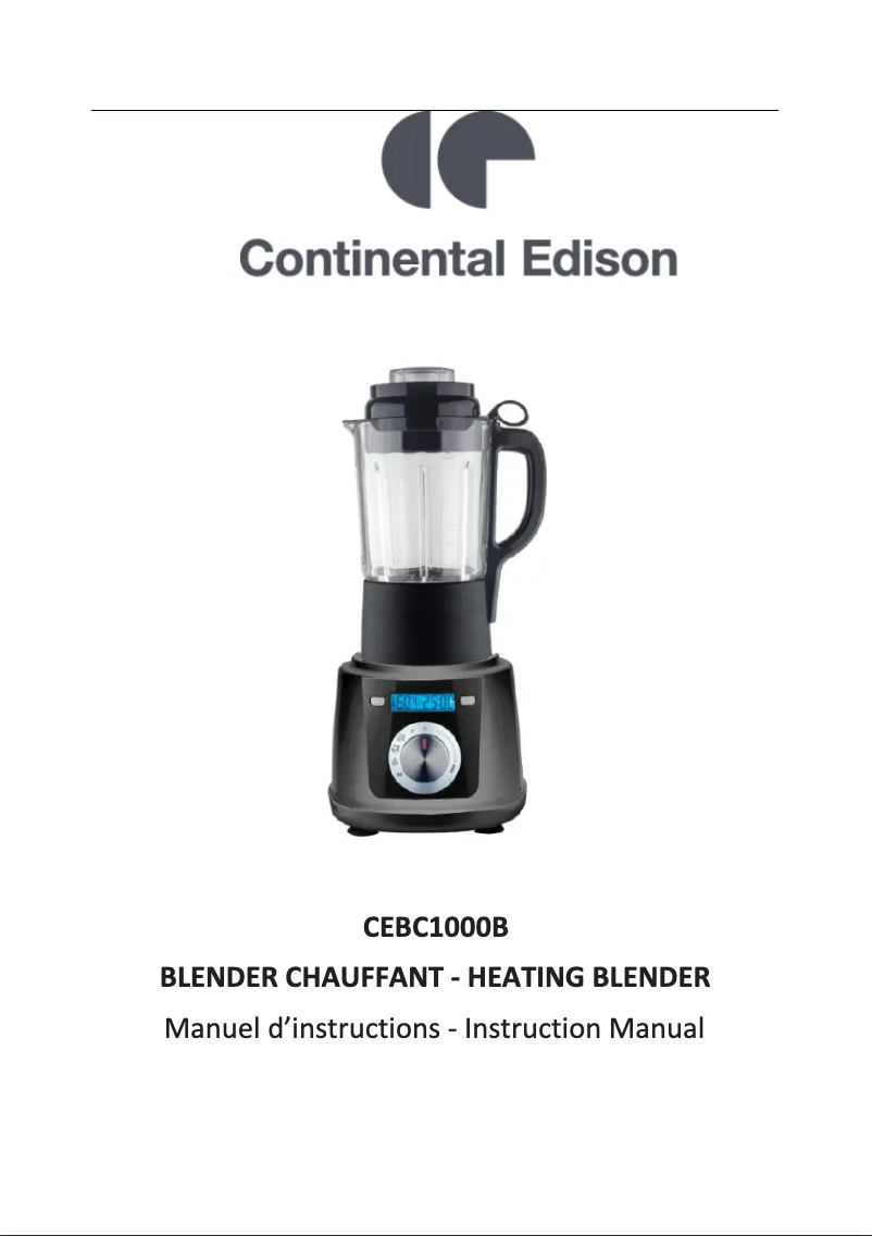 Imagen de la primera página del manual del dispositivo CEBC1000B