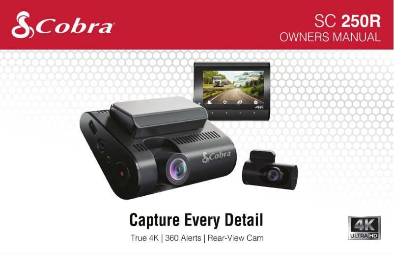 Imagen de la primera página del manual del dispositivo SC 250R