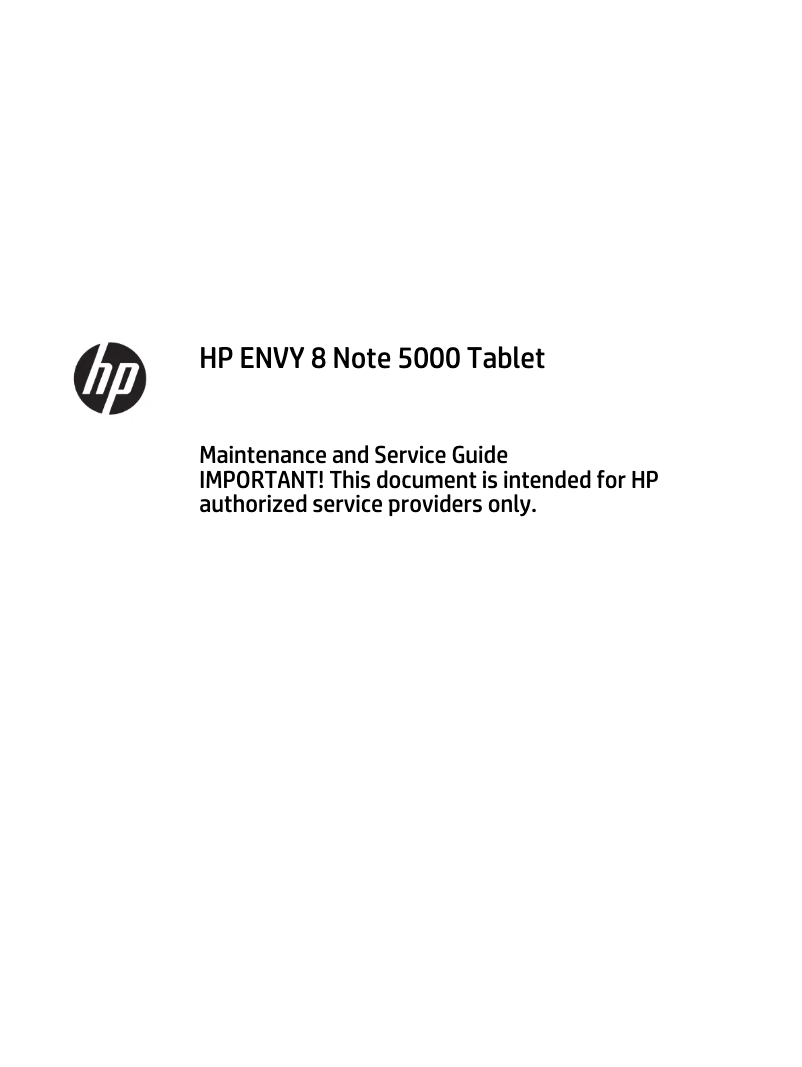 Página 1 del manual Manual de usuario HP Envy 8