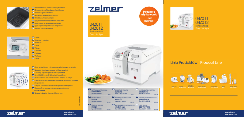 Página 1 del manual Manual de usuario Zelmer 04Z012