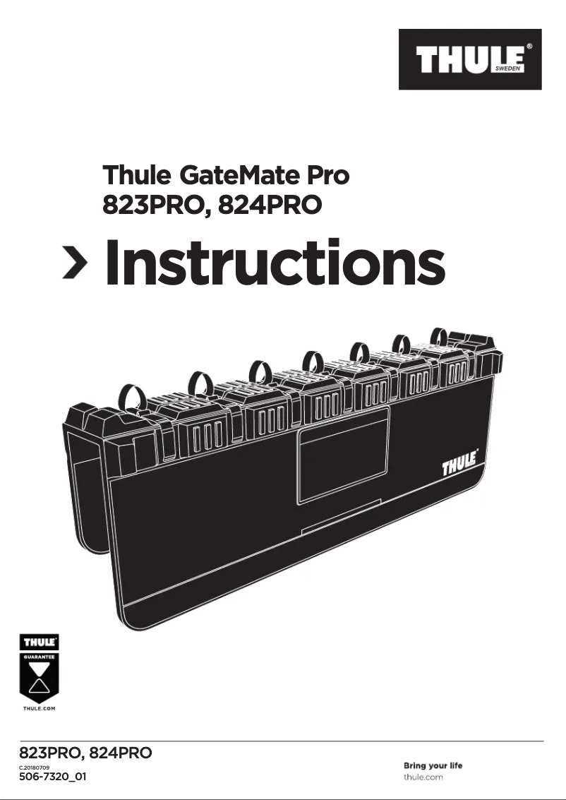 Página 1 del manual Manual de usuario Thule GateMate Pro 823PRO