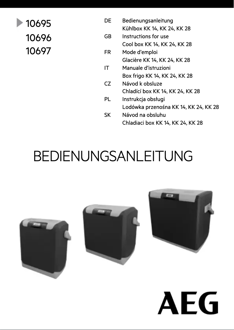 Imagen de la primera página del manual del dispositivo 10695