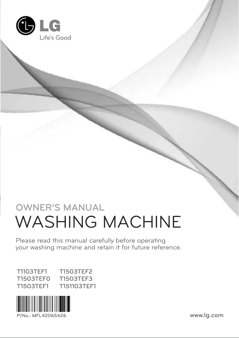 Imagen de la primera página del manual del dispositivo T1103TEF2