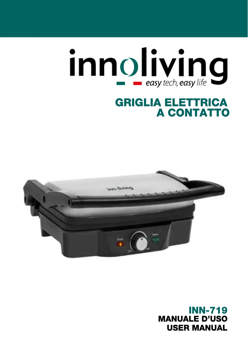 Imagen de la primera página del manual del dispositivo INN-719