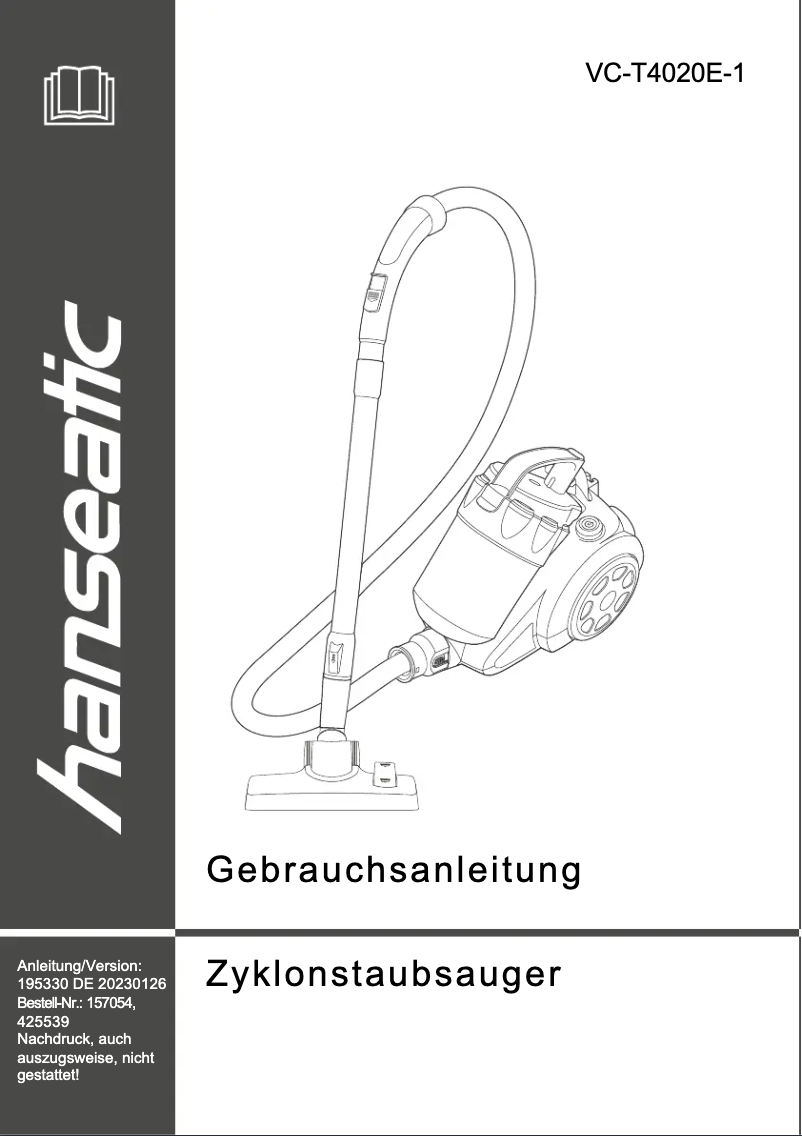Imagen de la primera página del manual del dispositivo VC-T4020E-1