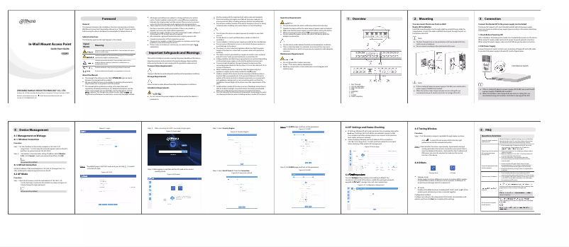 Página 1 del manual Manual de usuario Dahua Technology DH-EAP6230-W
