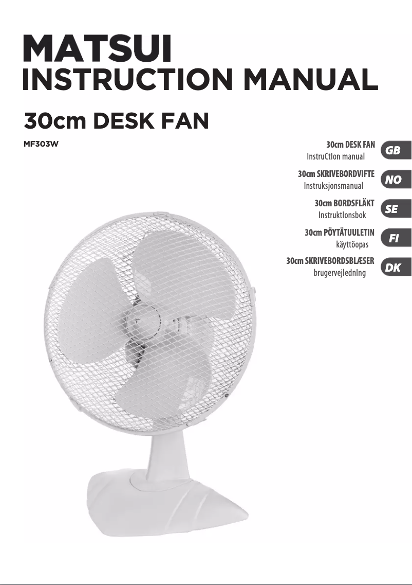 Página nº 1 - Manual de usuario Matsui MF303W