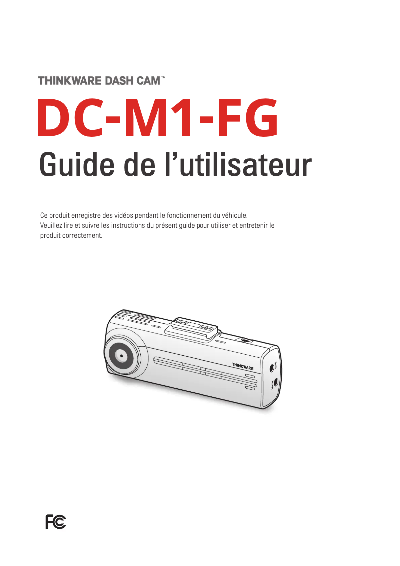 Imagen de la primera página del manual del dispositivo DC-M1-FG