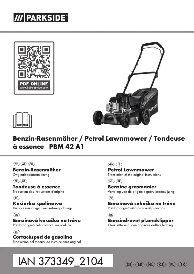 Imagen de la primera página del manual del dispositivo PBM 42 A1