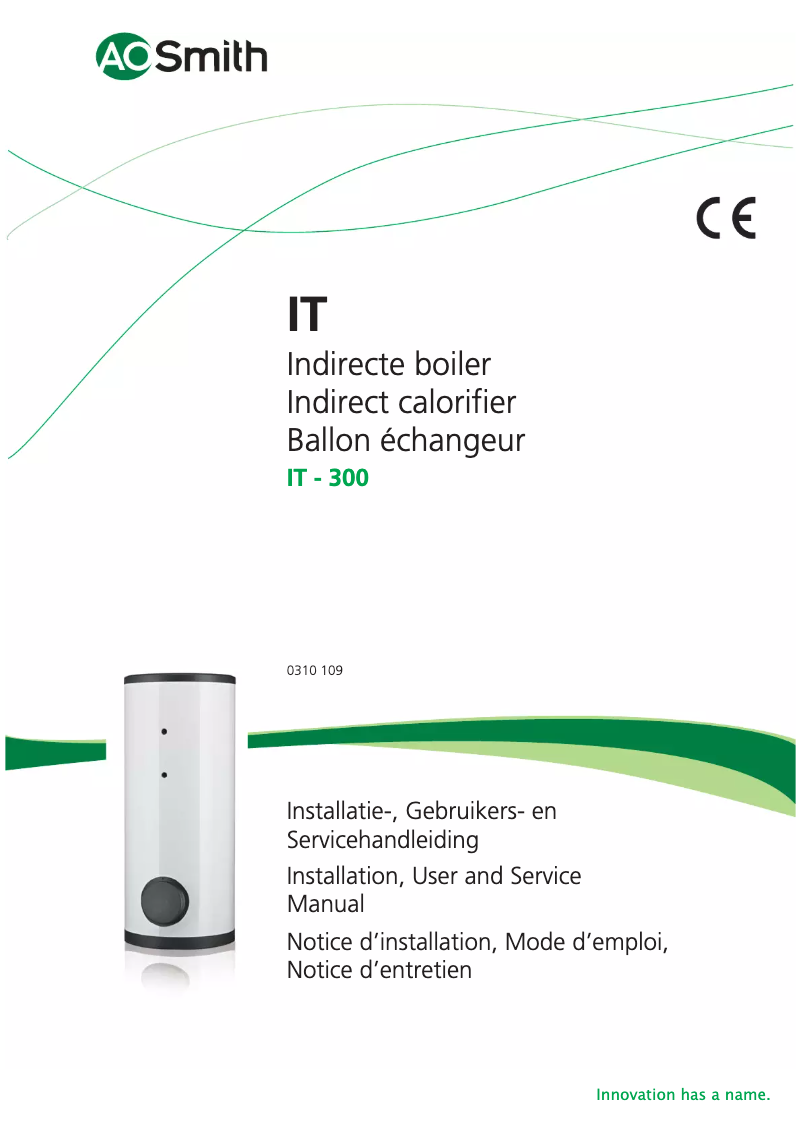 Página 1 del manual Manual de usuario A.O. Smith IT 300