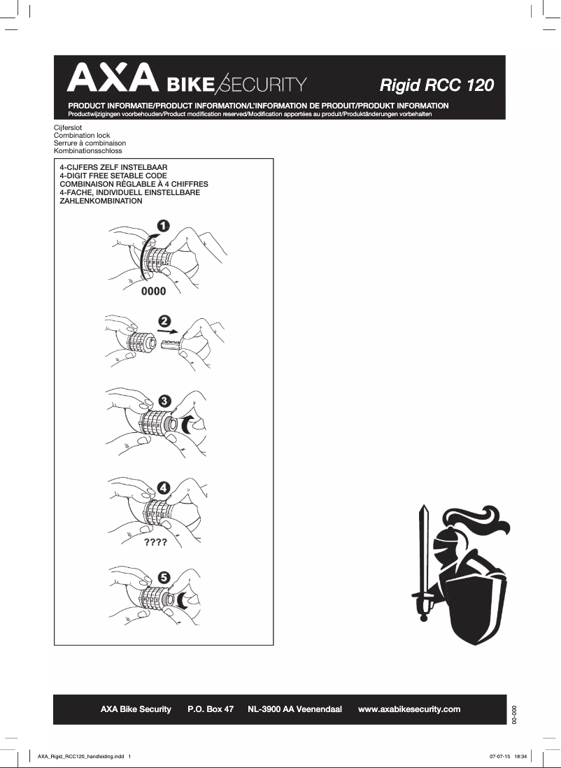 Página 1 del manual Manual de usuario AXA Rigid