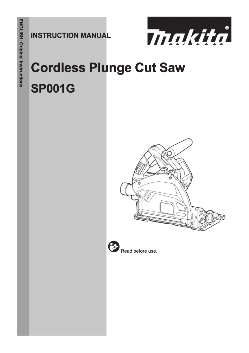 Página 1 del manual Manual de usuario Makita SP001GD201