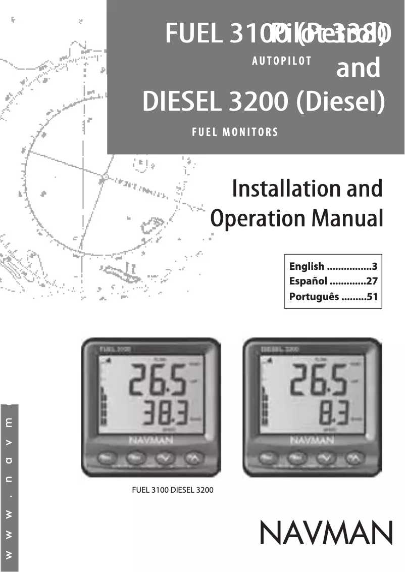 Página 1 del manual Manual de usuario Navman Diesel 3200